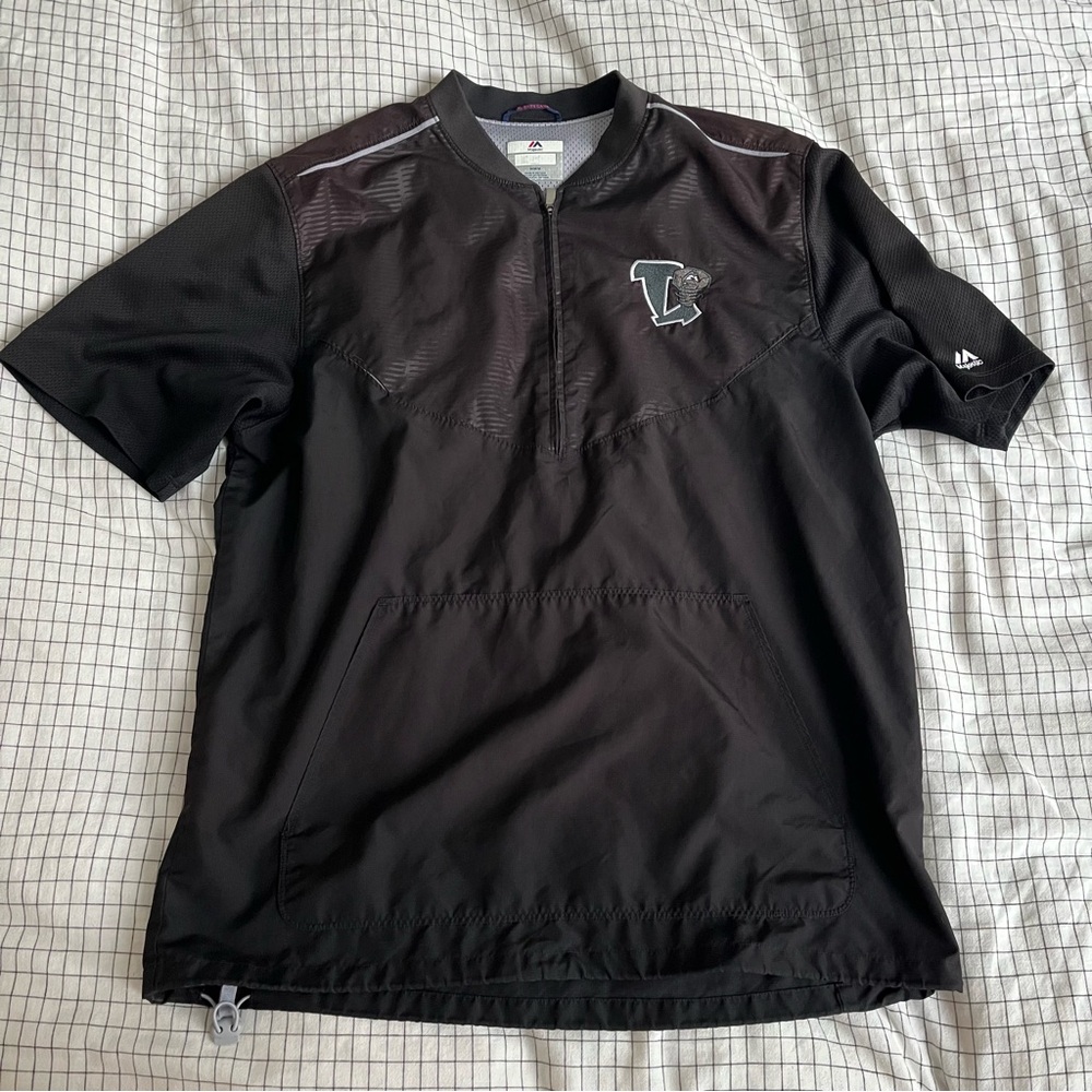 Majestic Black Men's Coaches Jersey Pullover